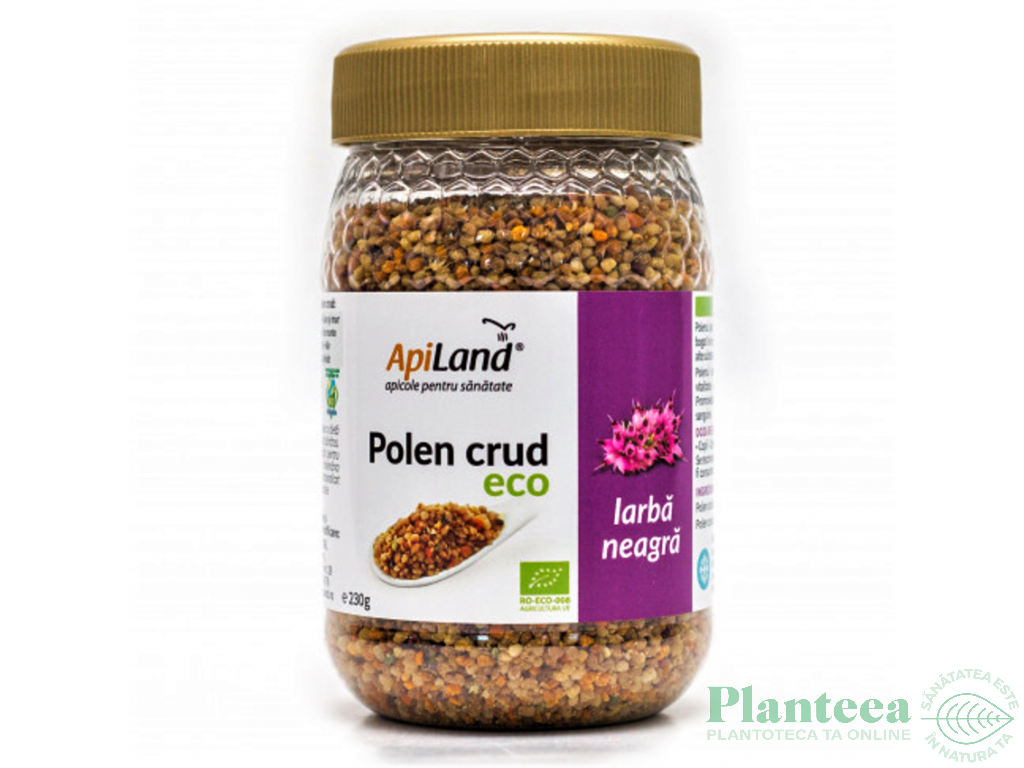 Polen crud iarba neagra eco 230g - APILAND