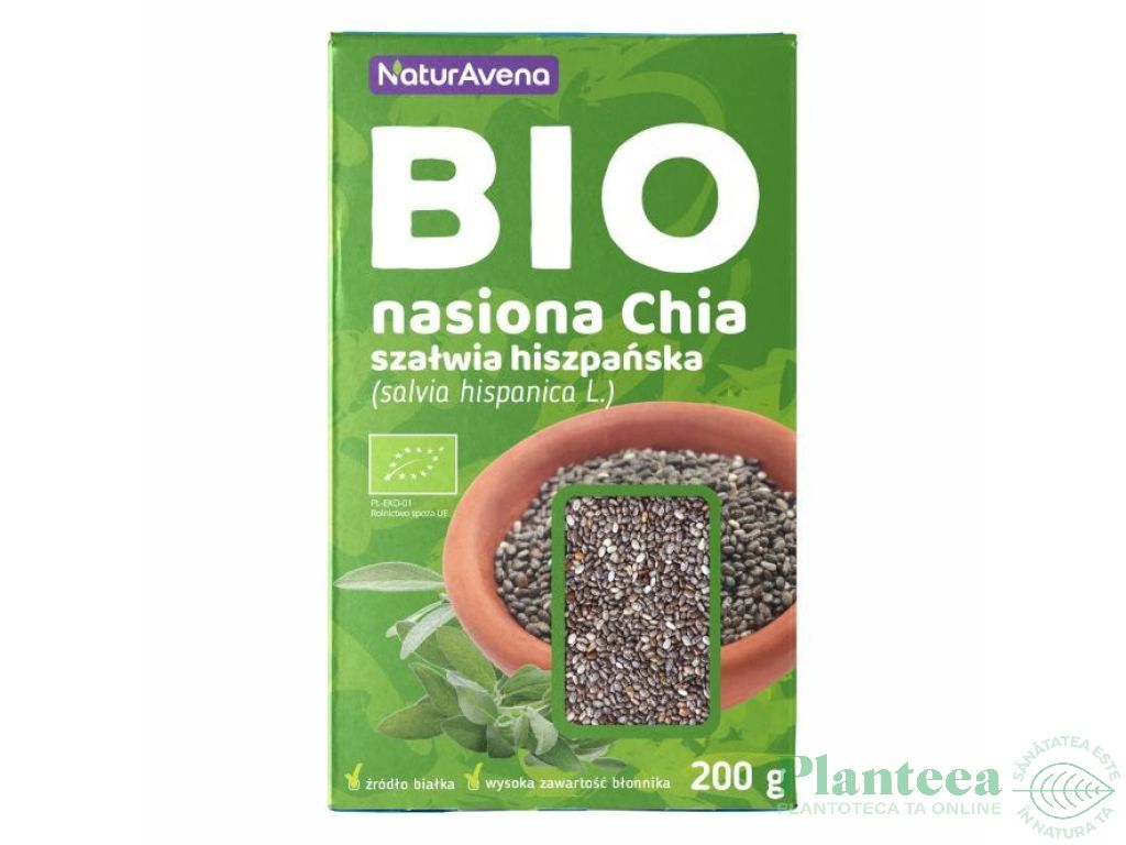 Seminte chia bio 200g - NATUR AVENA