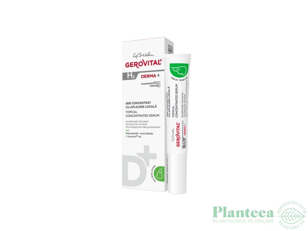 Ser concentrat aplicare locala 15ml - GEROVITAL H3 DERMA+