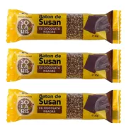 Set Batoane susan ciocolata neagra 3x30g - SOLARIS