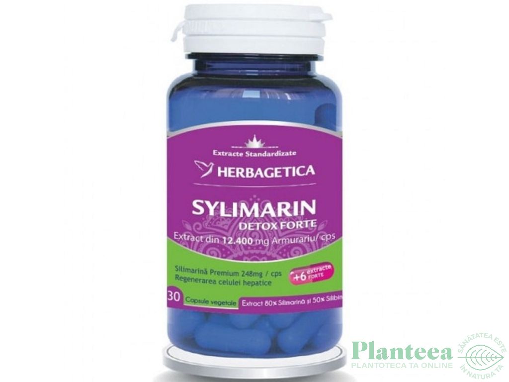 Sylimarin detox forte 30cps - HERBAGETICA