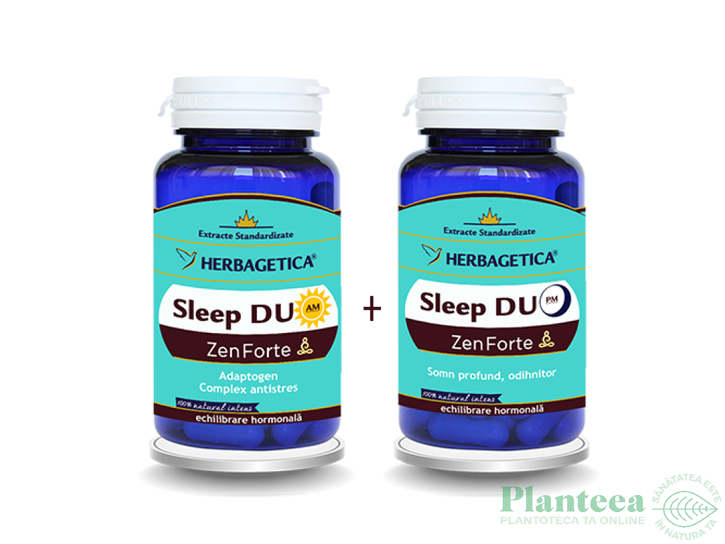 Sleep Duo AM+PM ZenForte 2x60cps - HERBAGETICA