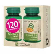 Pachet Spirulina catina 2x60cp - DACIA PLANT