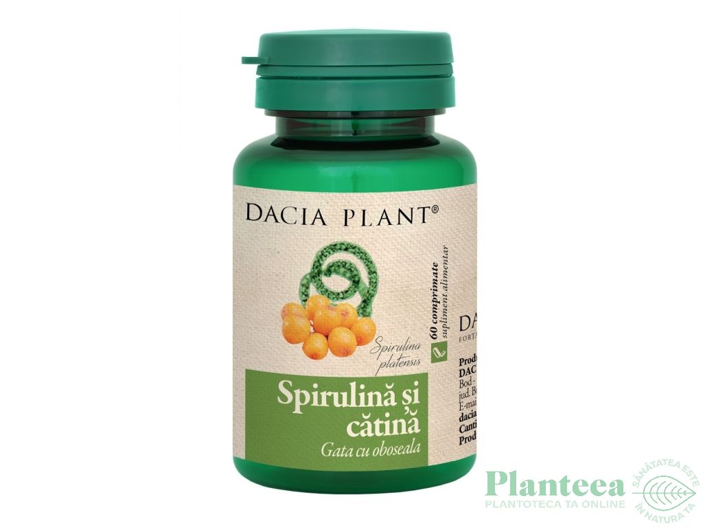 Spirulina catina 1x60cp - DACIA PLANT