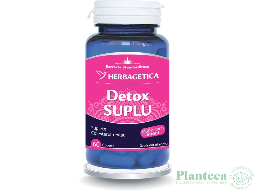 Detox suplu 2x60cps - HERBAGETICA