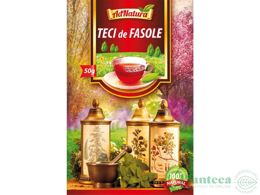 Ceai teci fasole 50g - ADNATURA