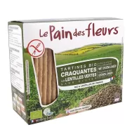 Tartine crocante linte verde orez semiintegral eco 150g - LE PAIN DES FLEURS