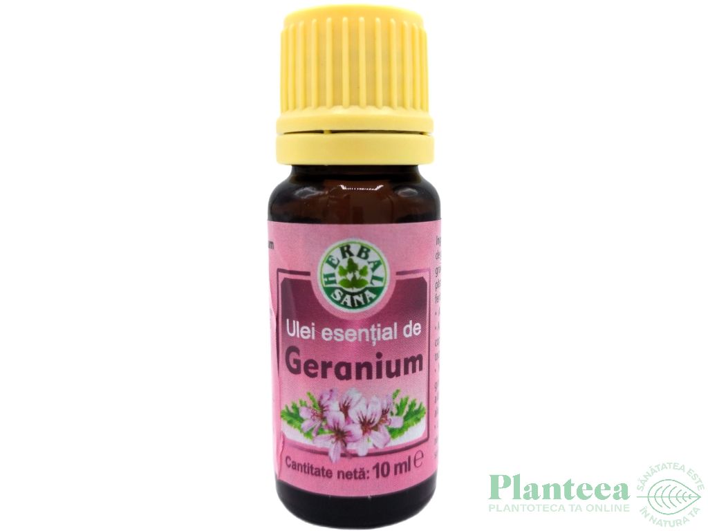 Ulei esential geranium 10ml - HERBAL SANA