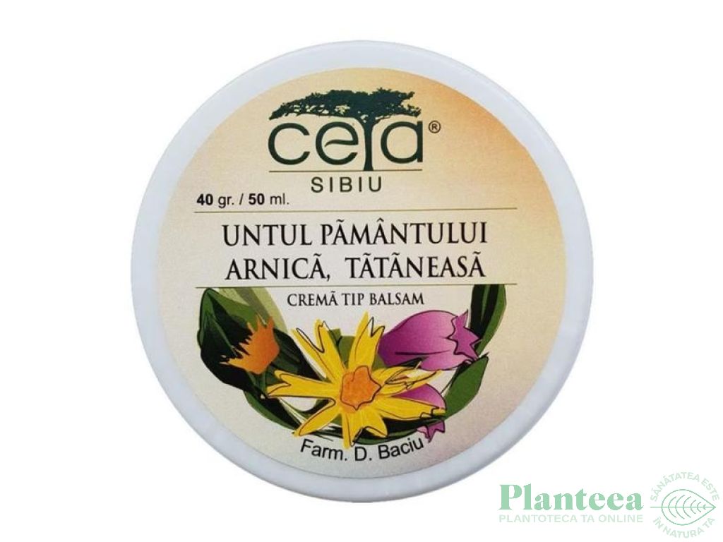 Unguent untul pamantului tataneasa arnica 40g - CETA SIBIU