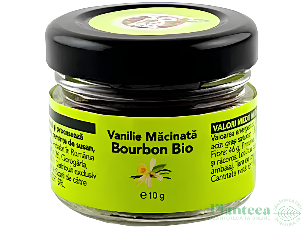 Condiment vanilie bourbon macinata eco 10g - SOLARIS