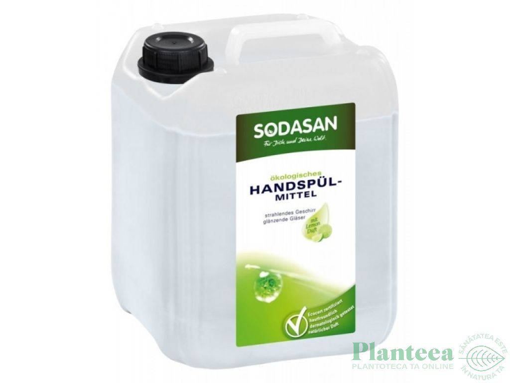 Detergent lichid vase lamaie lime 5L - SODASAN
