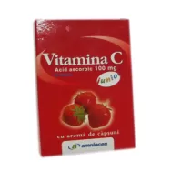 Vitamina C capsuni 20cp - AMNIOCEN