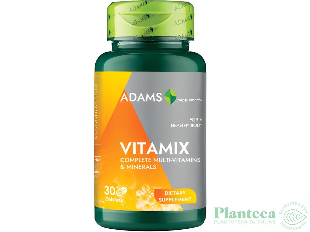 VitaMix multivitamine minerale 30cp - ADAMS SUPPLEMENTS