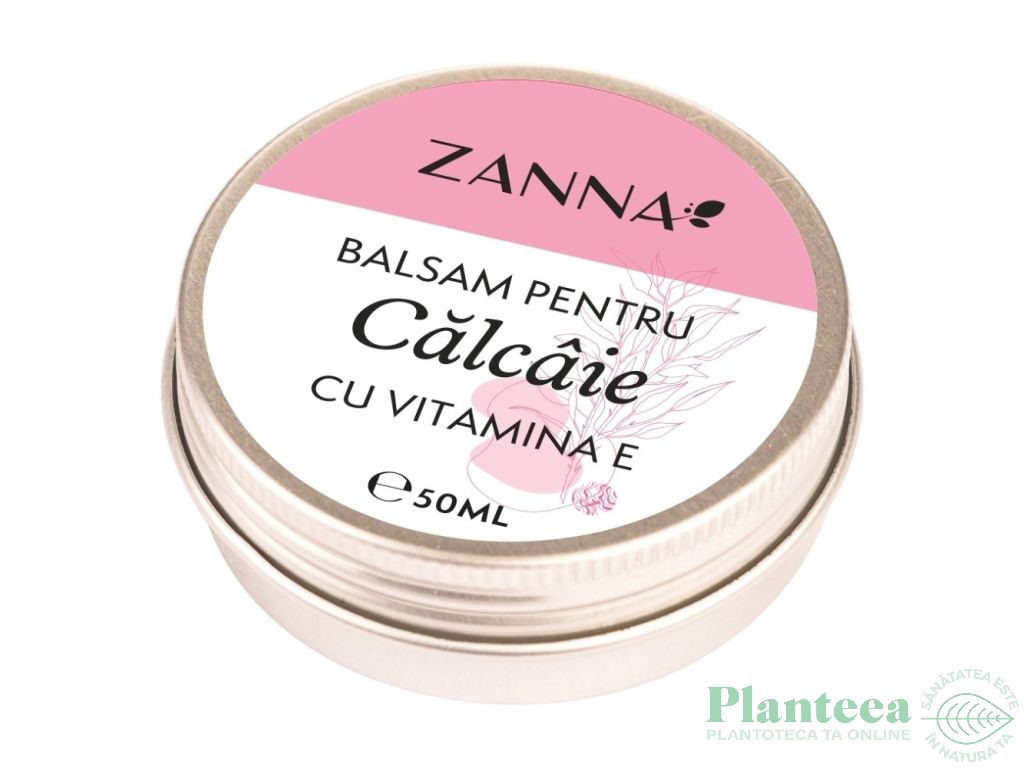 Balsam pentru calcaie vitamina E 50ml - ZANNA