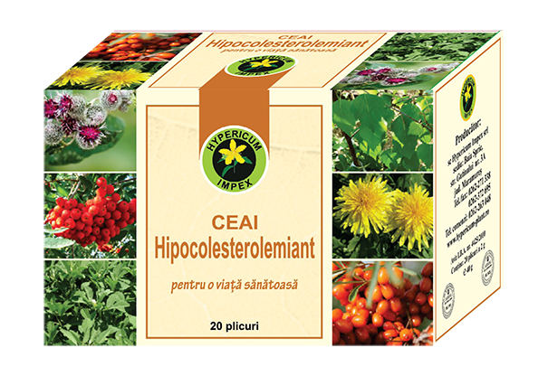 Ceai hipocolesterolemiant 20dz - HYPERICUM PLANT