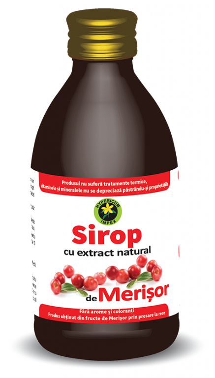 Sirop merisor cu zahar invertit 250ml - HYPERICUM PLANT