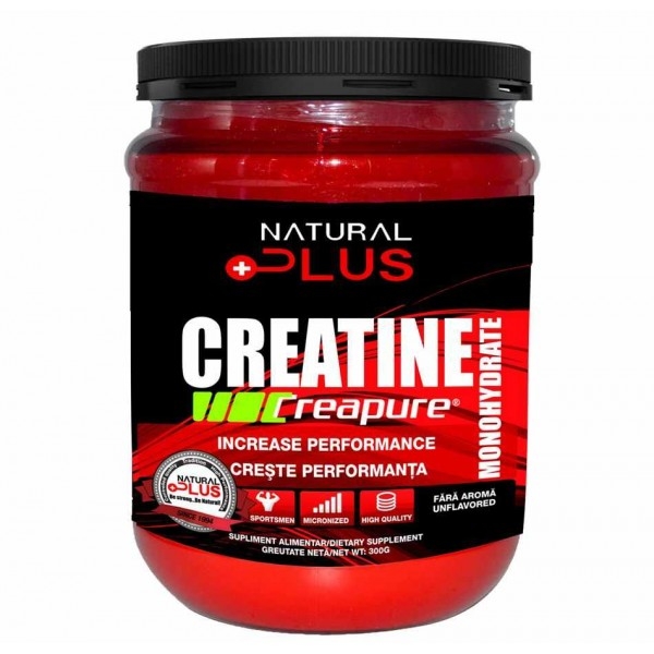 Pulbere creatina creapure 300g - NATURAL PLUS