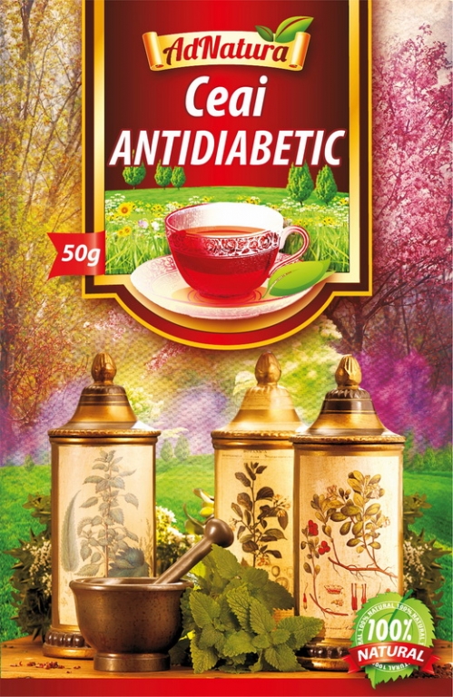 Ceai antidiabetic 50g - ADNATURA