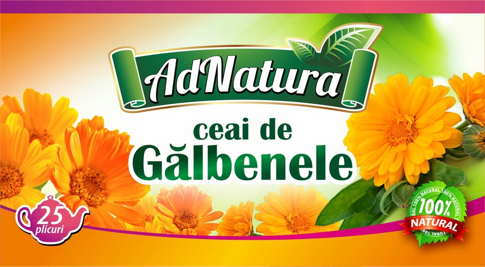 Ceai galbenele 20dz - ADNATURA