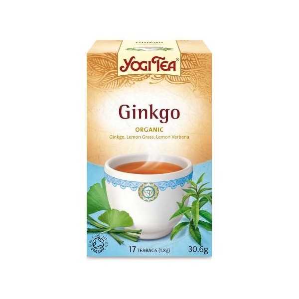 Ceai Ginkgo lemongrass eco 17dz - YOGI TEA