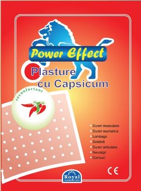 Plasture antireumatic capsicum {6x10cm} 1b - POWER EFFECT