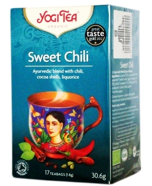 Ceai Sweet Chilli cacao eco 17dz - YOGI TEA