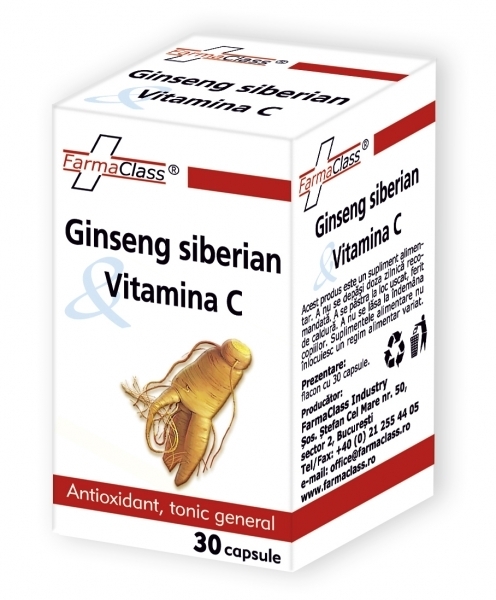 Ginseng siberian C 30cps - FARMACLASS