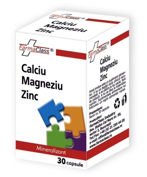 Calciu Mg Zn 30cps - FARMACLASS