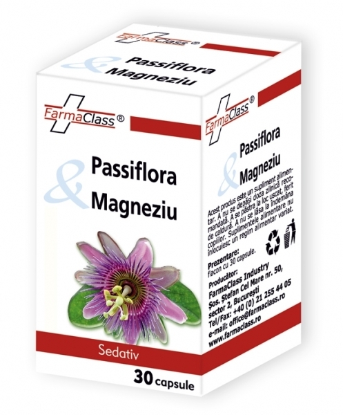 Passiflora magneziu 30cps - FARMACLASS