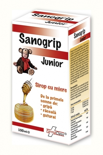 Sirop sanogrip junior 100ml - FARMACLASS