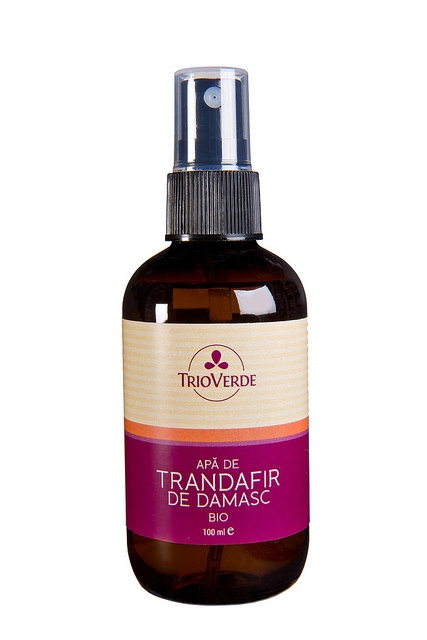 Apa florala trandafiri Damasc spray 100ml - TRIO VERDE