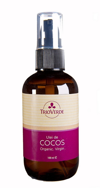 Ulei cocos virgin organic 100ml - TRIO VERDE