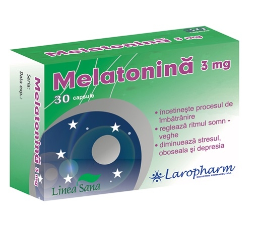 Melatonina 3mg 30cp - LAROPHARM