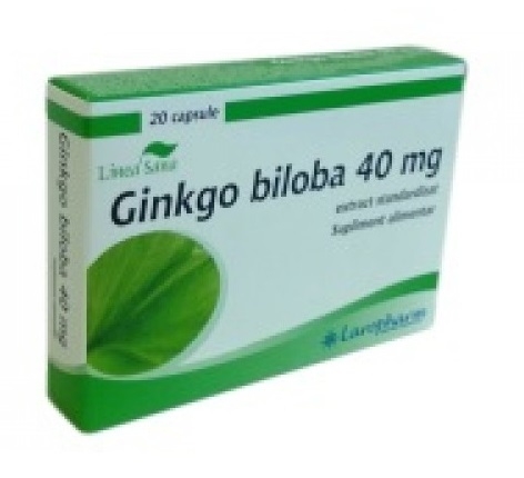 Ginkgo biloba 40mg 20cp - LAROPHARM