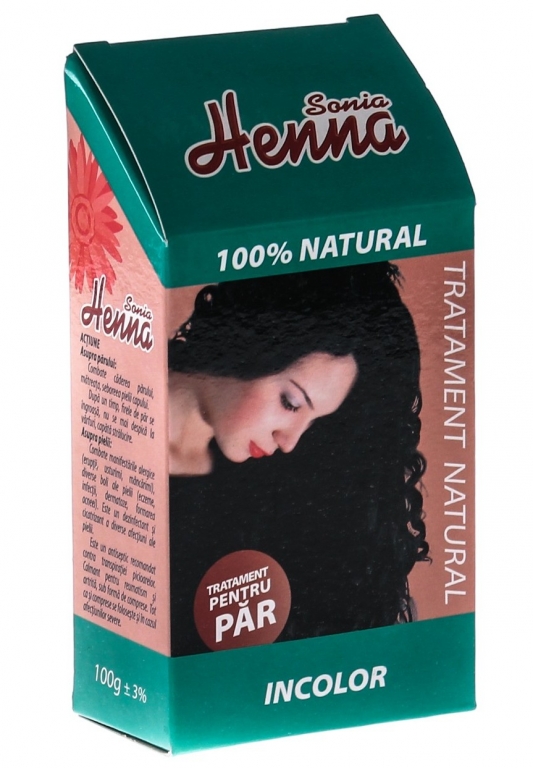 Tratament par henna incolor Sonia 100g - KIAN COSMETICS