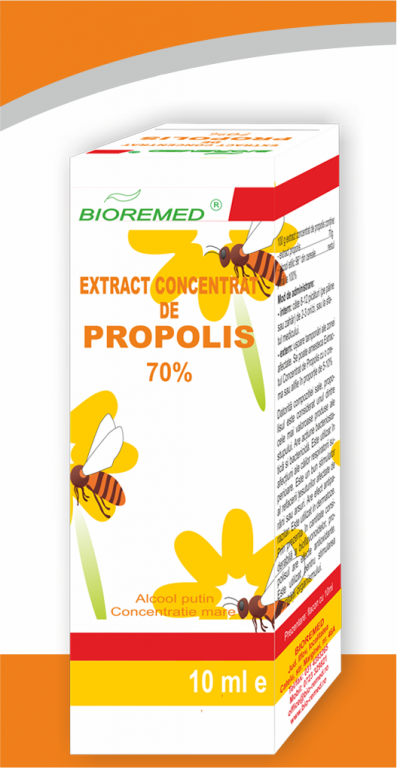 Extract concentrat propolis 70% 10ml - BIOREMED