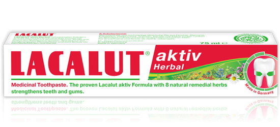 Pasta dinti aktiv herbal 75ml - LACALUT