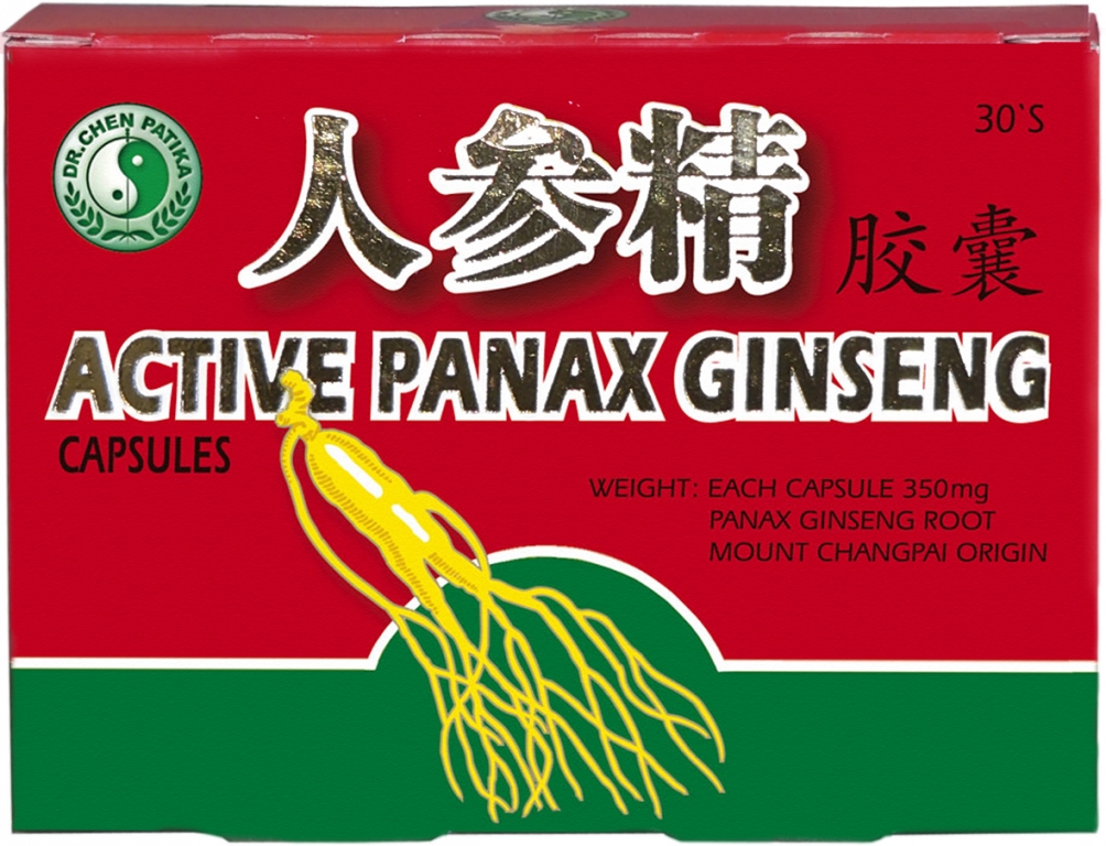 Panax ginseng 250mg 30cps - DR CHEN PATIKA