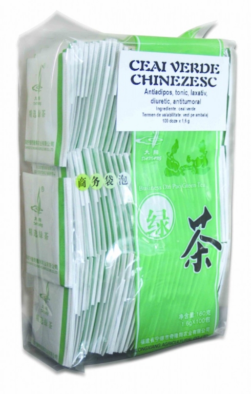 Ceai verde chinezesc 100dz - NATURALIA DIET