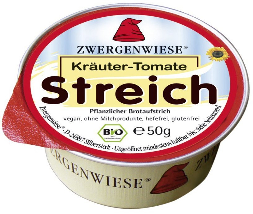 Pate vegetal fl soarelui tomate verdeturi 50g - ZWERGENWIESE