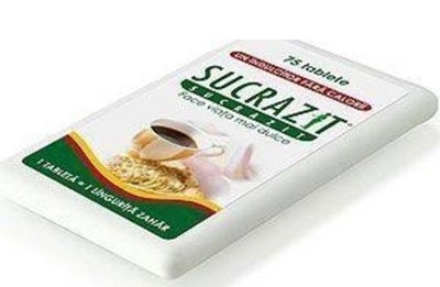 Indulcitor tablete fara calorii Sucrazit Elite 75b - BISCOL