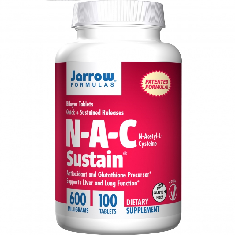 NAC Sustain 600mg 100cp - JARROW FORMULAS