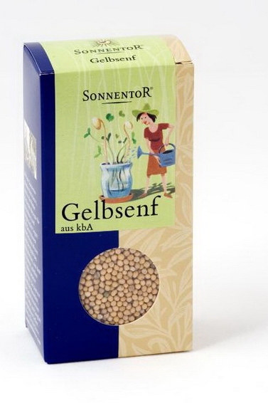 Seminte mustar galben pt germinat eco 120g - SONNENTOR