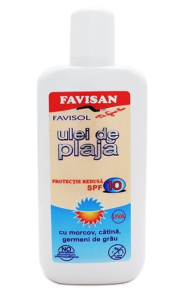 Ulei plaja spf10 FaviSol 125ml - FAVISAN