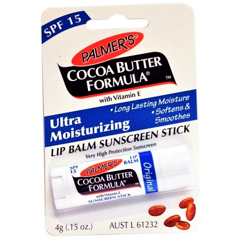 Balsam buze hidratant spf15 Unt cacao 4g - PALMER`S