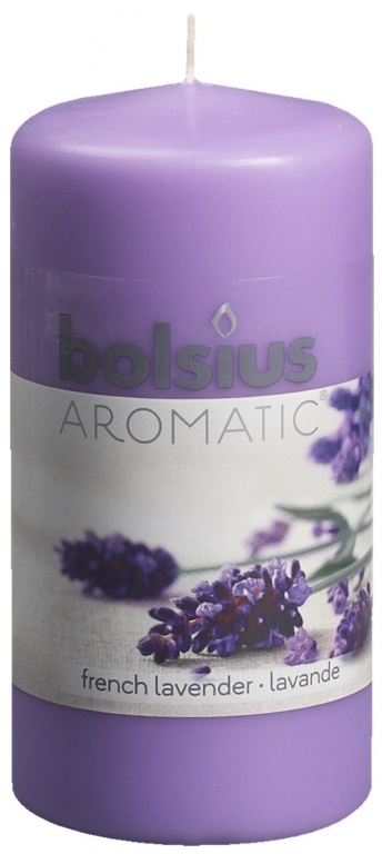 Lumanare parfumata stalp 22h lavanda 160g - BOLSIUS