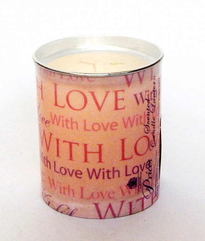 Lumanare parfumata carton 35h with love 100g - PRICE`S