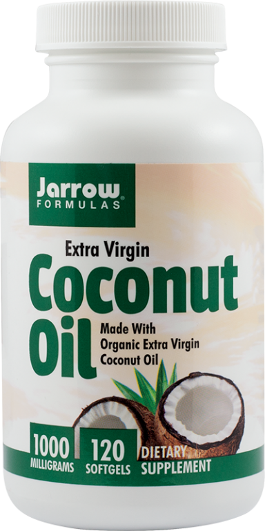 Coconut oil extra virgin 1000mg 120cps - JARROW FORMULAS