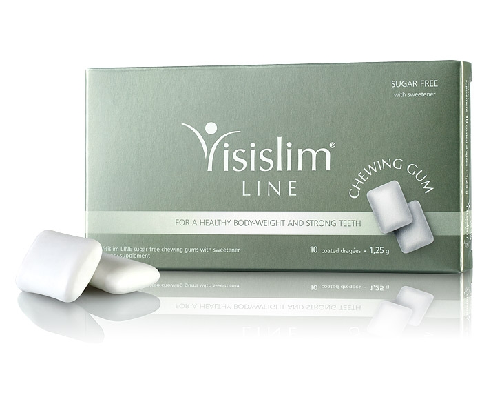 Visislim line guma mestecat 10cp - VITASLIM