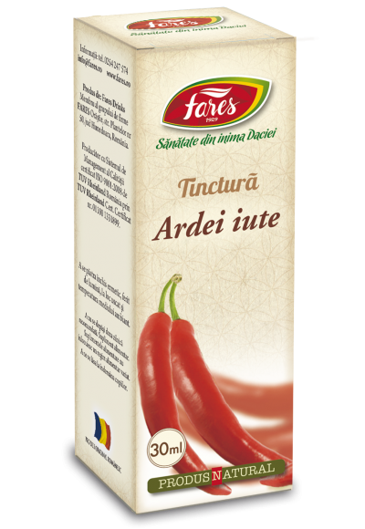 Tinctura ardei iute 30ml - FARES